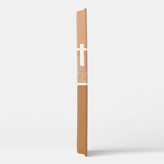 Gradiënt Beige Telefoon Case voor Meisjes (Achterkant / Rechts)