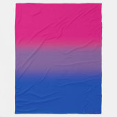 Gradient Bisexual Pride Flag – Kleurrijke Big Flag Fleece Deken (Voorkant)