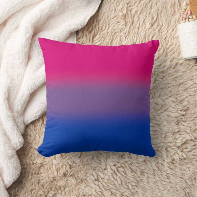 Gradient Bisexual Pride Flag – Kleurrijke Big Flag Kussen (Deken)