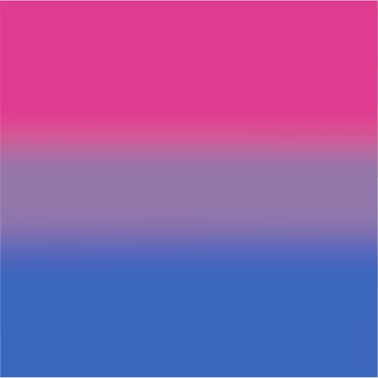 Gradient Bisexual Pride Flag – Kleurrijke Big Flag Sticker (Voorkant)