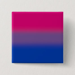 Gradient Bisexual Pride Flag – Kleurrijke Big Flag Vierkante Button 5,1 Cm