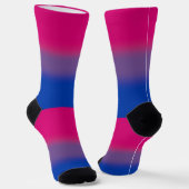 Gradient Bisexual Pride Flag Sokken (Gebogen)