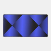 Gradient Black en Bright Blue Design Bureaumat (Voorkant)