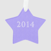 Gradiënt blauw - Ballerina Passionate Dancer Ornament (achterkant)