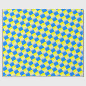 Gradiënt Blauw en Geel Oekraïne Inspiratie Cadeaupapier (Vlak)