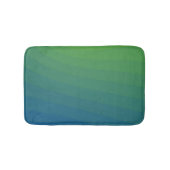 Gradiënt Blauw Groen Blauwgroen Striped Badmat (Voorkant)