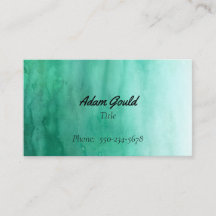 Gradiënt Blauw Groen Blauwgroen Turquoise Visiteka