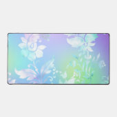 Gradiënt Bloemen Desk Mat (Voorkant)