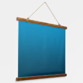 Gradient Blue - deep to light | Mood Background | Hangend Wandkleed (Gebogen)