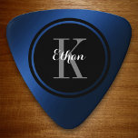 Gradient Blue gepersonaliseerde gitaar pick Plectrum<br><div class="desc">Double Side Print - Geweldig gepersonaliseerd ontwerp op deze aangepaste gitaar pick</div>