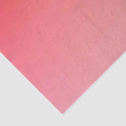 Gradiënt Blush Roze, Koraal Tissuepapier (Detail)