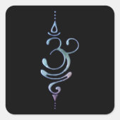 Gradient Breathe  Vierkante Sticker (Voorkant)