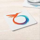 Gradient Burst-Onderzetter Kartonnen Onderzetters (Schuin)