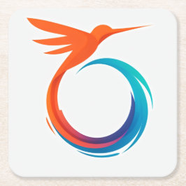 Gradient Burst-Onderzetter Kartonnen Onderzetters