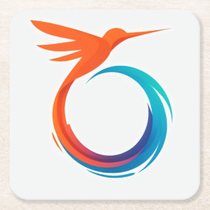 Gradient Burst-Onderzetter Kartonnen Onderzetters