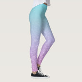 Gradiënt Chic Paars Blue Ombre Leggings (Rechts)