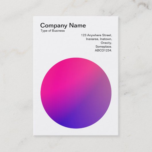 Gradiënt Cirkel 06 Visitekaartje (Voorkant)