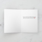 Gradient Coffee Lover Folded Greeting Card Kaart (Binnen)