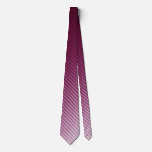 Gradiënt Cool Stijlvol Trendy Modern Stripe Patroo Stropdas (Voorkant)