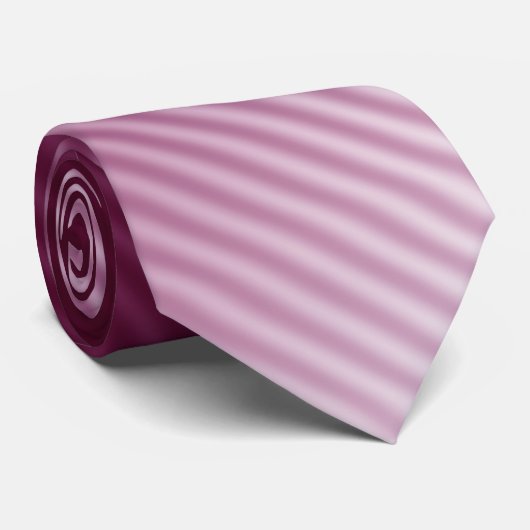 Gradiënt Cool Stijlvol Trendy Modern Stripe Patroo Stropdas (Opgerold)