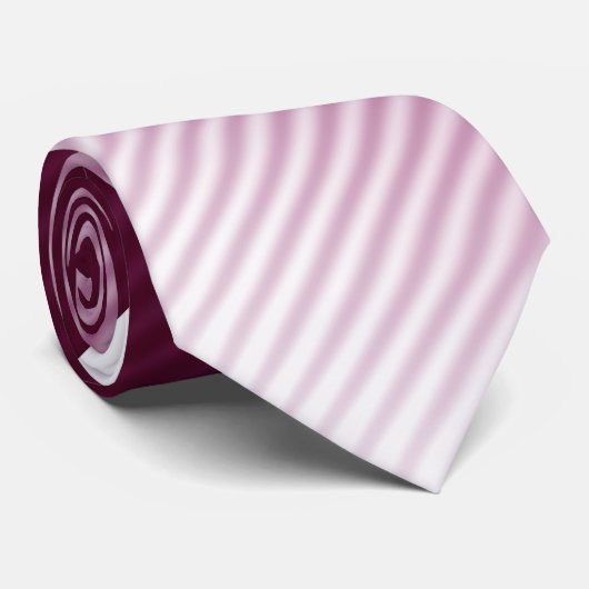 Gradiënt Cool Stijlvol Trendy Modern Stripe Patroo Stropdas (Opgerold)