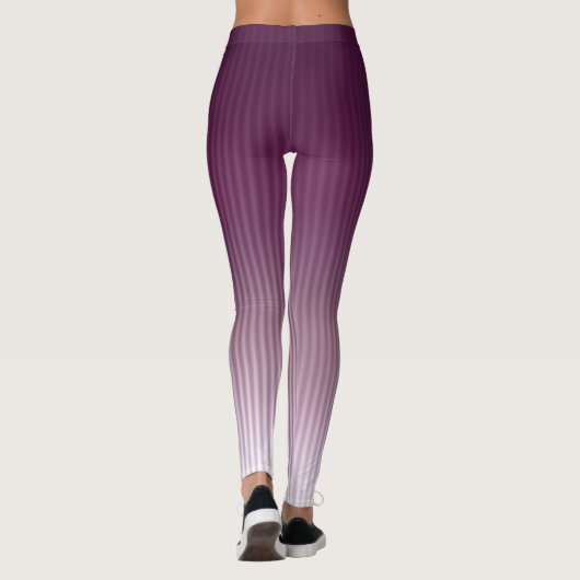 Gradiënt Cool Stylish Trendy Stripe Pattern Leggings (Achterkant)