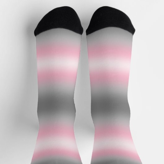 Gradient Demigril Pride Flag Sokken (Top)