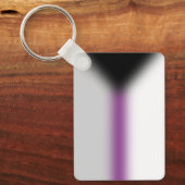 Gradient Demiseksueel Pride Vlag – Demi Vlag Sleutelhanger (Voorkant)