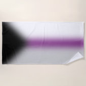 Gradient Demisexual Pride Flag – Demi Flag Strandlaken (Voorkant)