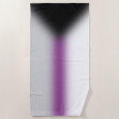 Gradient Demisexual Pride Flag – Demi Flag Strandlaken (Voorkant)