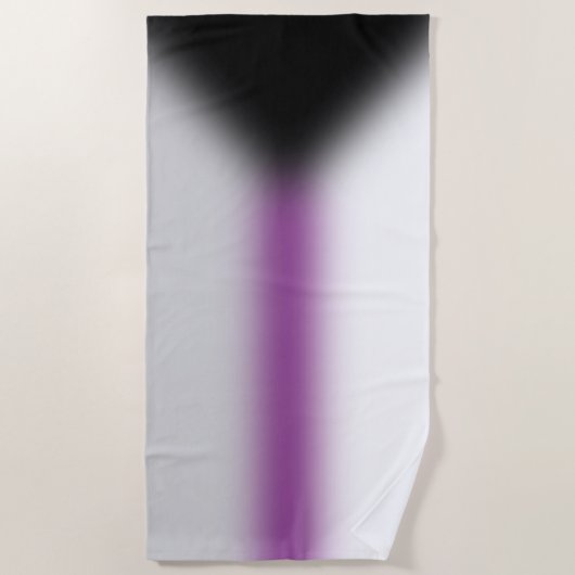 Gradient Demisexual Pride Flag – Demi Flag Strandlaken (Voorkant)