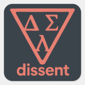 Gradient Dissent DSL-Sticker Vierkante Sticker (Voorkant)