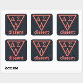 Gradient Dissent DSL-Sticker Vierkante Sticker (Vel)
