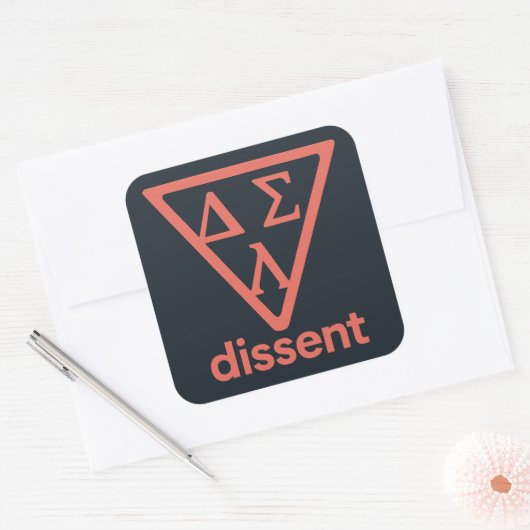 Gradient Dissent DSL-Sticker Vierkante Sticker (Envelop)
