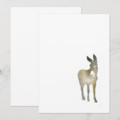 Gradiënt Donkey Note Card Notitiekaartje (Voorkant / Achterkant)