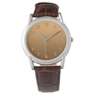 Gradiënt eenvoudige kleurrijke gulden horloge
