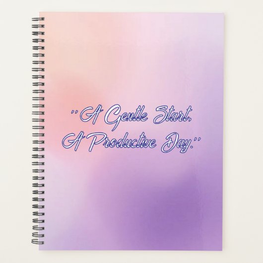 Gradient Field - Modern Cover Art Planner (Voorkant)