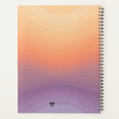 Gradient Field - Modern Cover Art Planner (Achterkant)