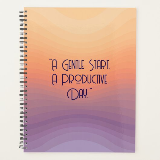 Gradient Field - Modern Cover Art Planner (Voorkant)