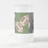 Gradiënt Football Sport Groene Fotovaderdag Matglas Bierpul (Center)