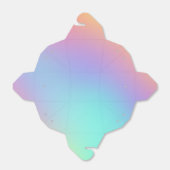 Gradiënt Freeform pasta Bedankdoosjes (Uitgevouwen)