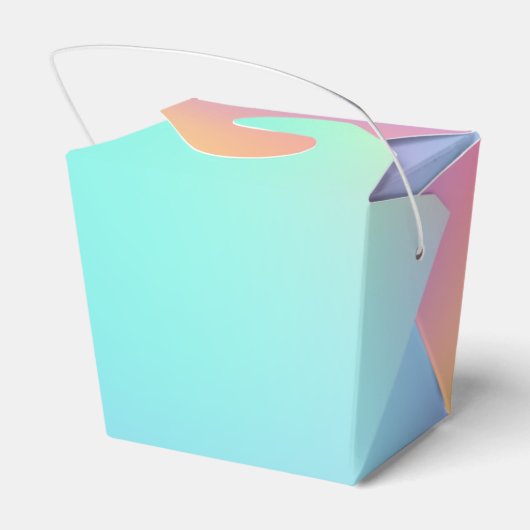 Gradiënt Freeform pasta Bedankdoosjes (Achterkant)