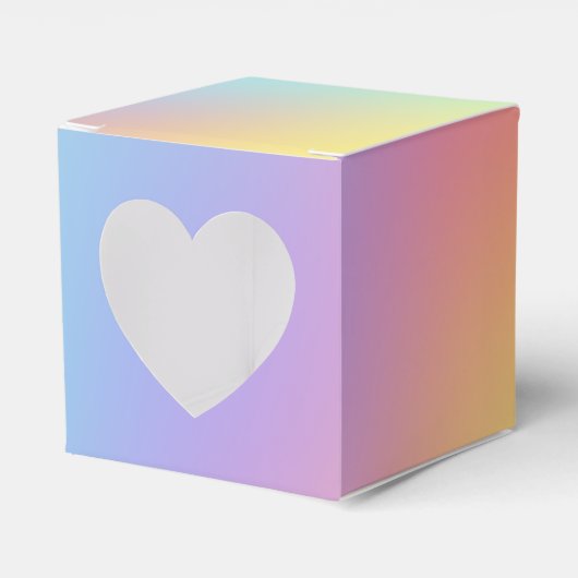 Gradiënt Freeform pasta Bedankdoosjes (Voorkant Zijde)