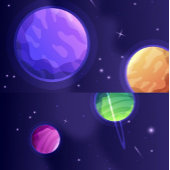 Gradiënt Galaxy Skateboard