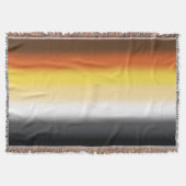 Gradient Gay Beer Pride Flag - Kleurrijke Beer Fla Deken (Voorkant)