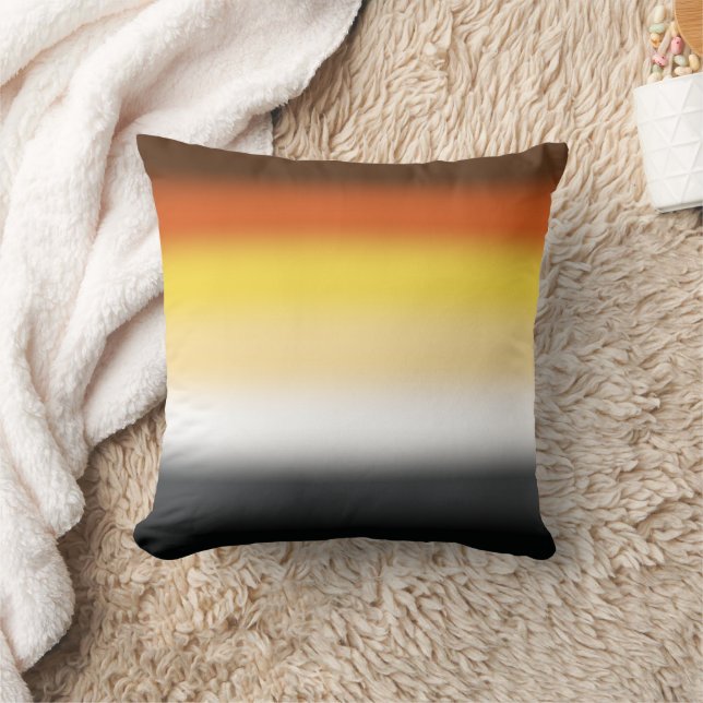Gradient Gay Beer Pride Flag - Kleurrijke Beer Fla Kussen (Deken)