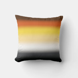 Gradient Gay Beer Pride Flag - Kleurrijke Beer Fla Kussen