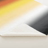 Gradient Gay Beer Pride Flag - Kleurrijke Beer Fla Sherpa Deken (3/4)
