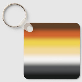 Gradient Gay Beer Pride Flag - Kleurrijke Beer Fla Sleutelhanger