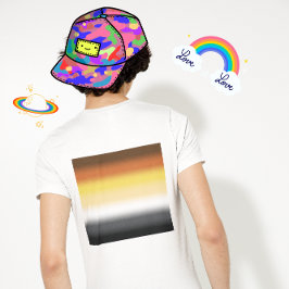 Gradient Gay Beer Pride Flag - Kleurrijke Beer Fla T-shirt